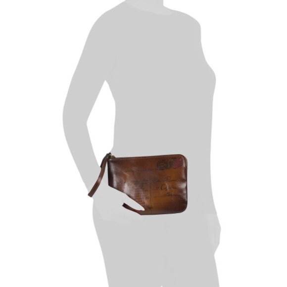 PATRICIA NASH DISCOVERY LUXURY COLLECTION Leather Corinna Wristlet